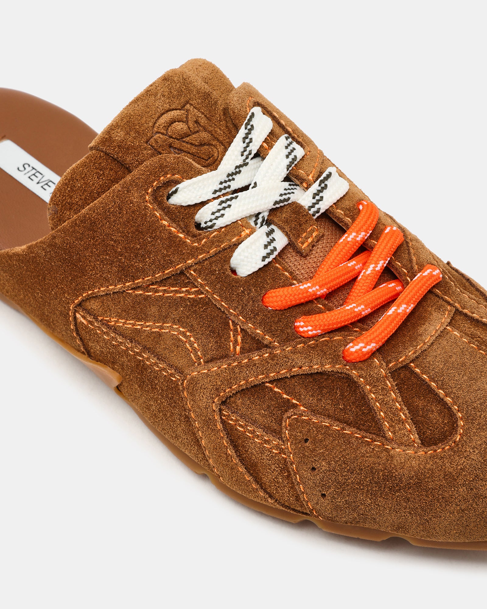 AZIEL-MULE CHESTNUT SUEDE - Women's Shoes - Steve Madden Canada - view 3