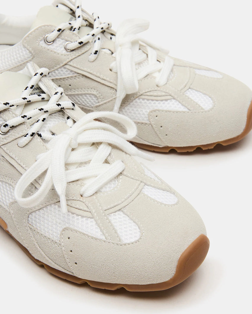 AZIEL WHITE SUEDE - Women's Shoes - Steve Madden Canada