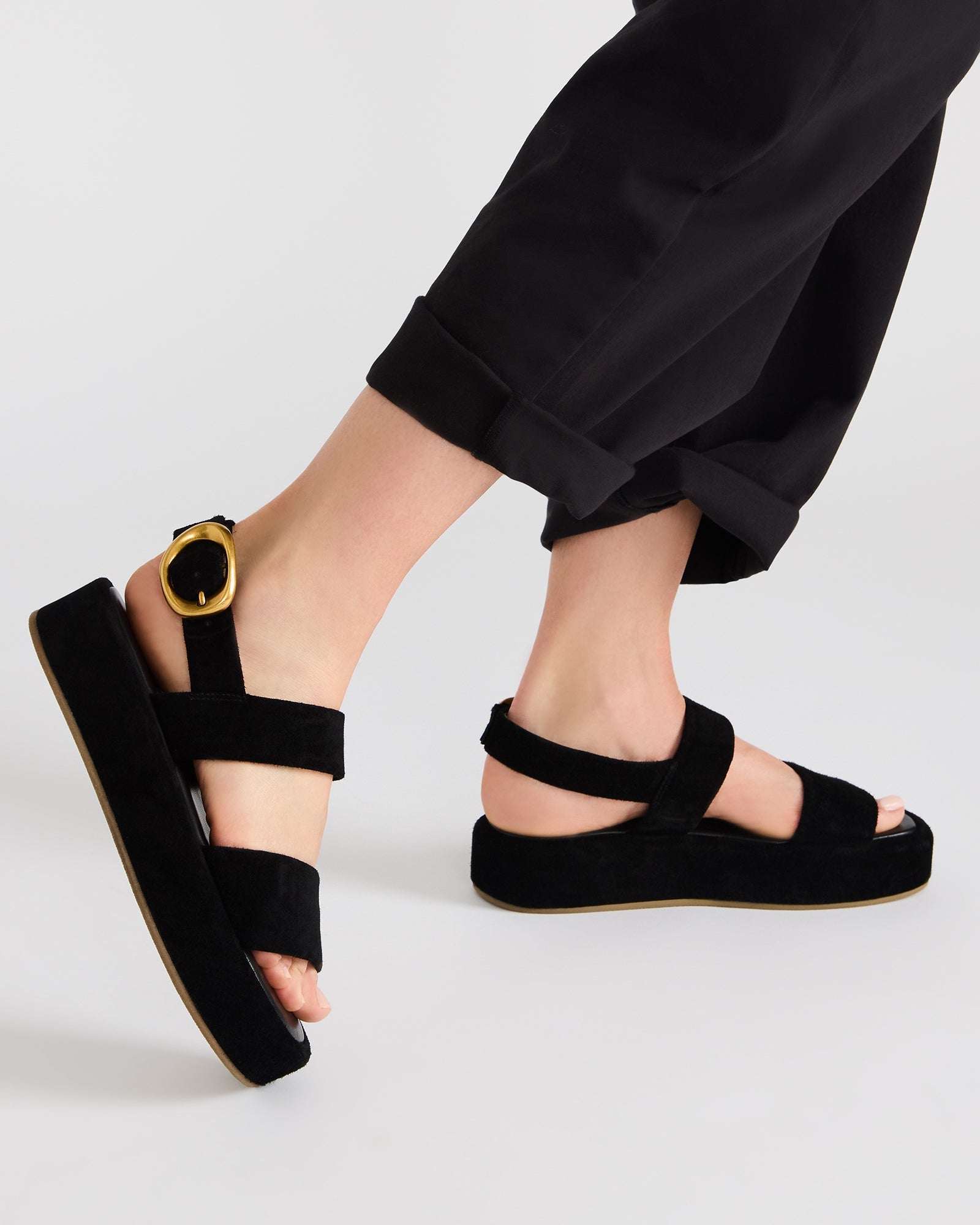 BARONI BLACK SUEDE - Women's Shoes - Steve Madden Canada - view 2