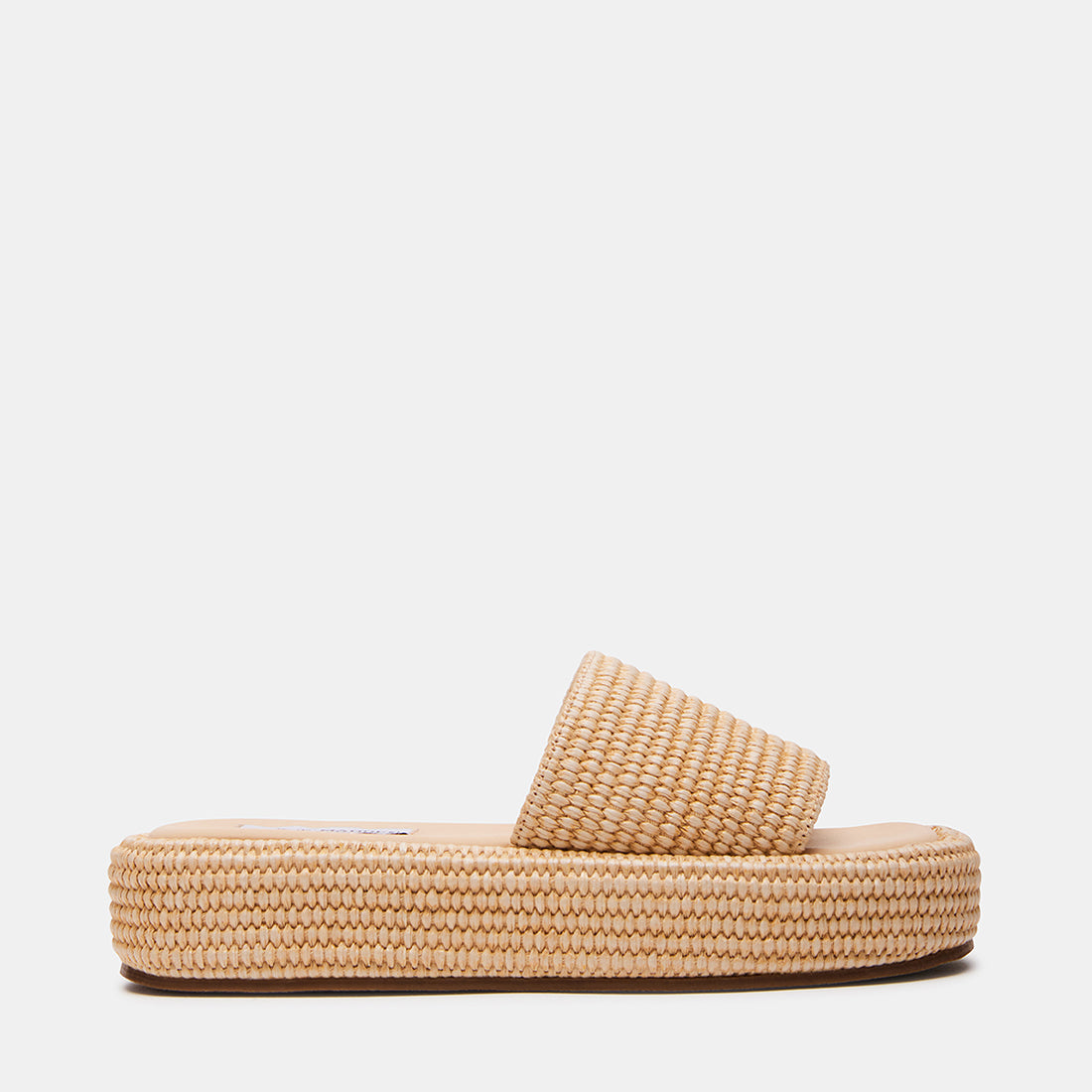 BEACHY Natural Fabric Platform Sandals