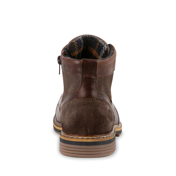 BELDON Brown Leather Boots Men's Designer Shoes Steve Madden Canada