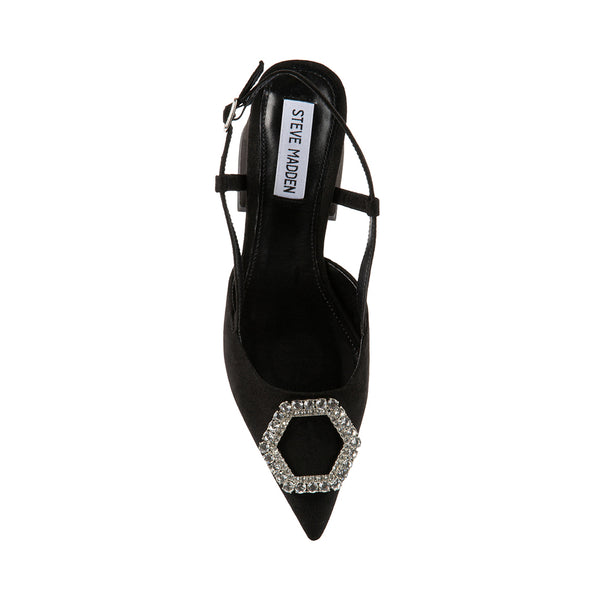 BERGER BLACK FABRIC - Women's Shoes - Steve Madden Canada