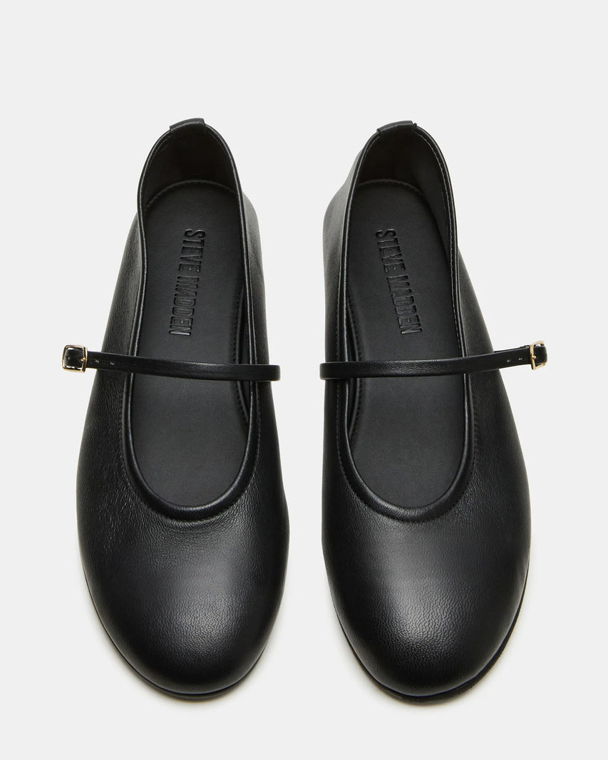 BESETTE BLACK LEATHER - Women's Shoes - Steve Madden Canada - view 5