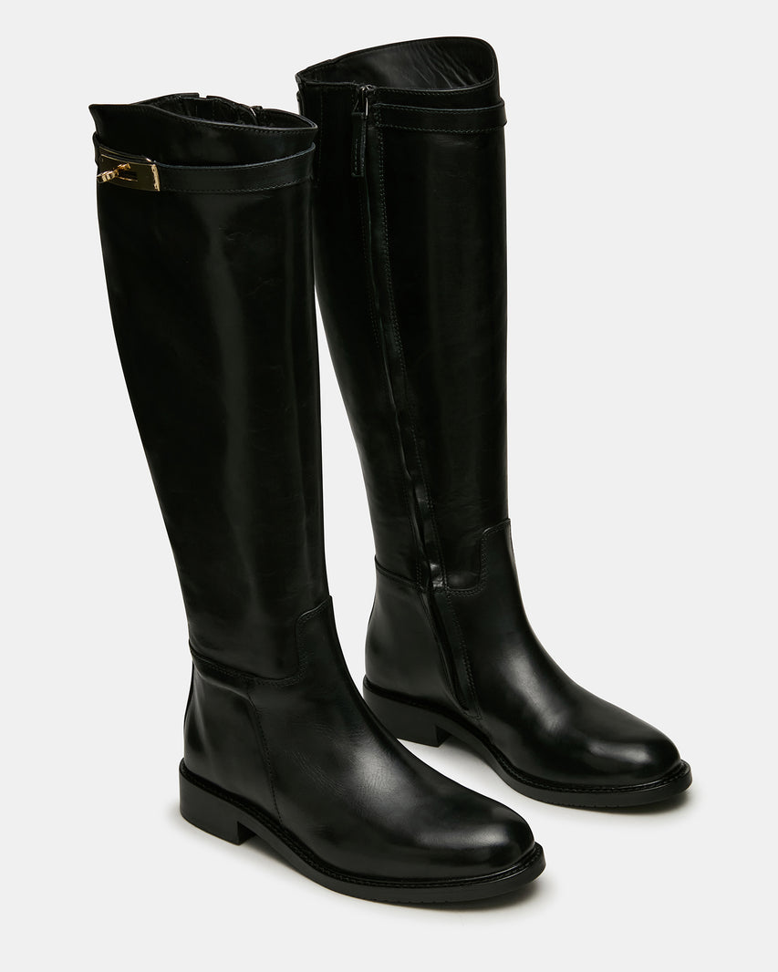 BEXLEY BLACK LEATHER - Women's Shoes - Steve Madden Canada - view 2