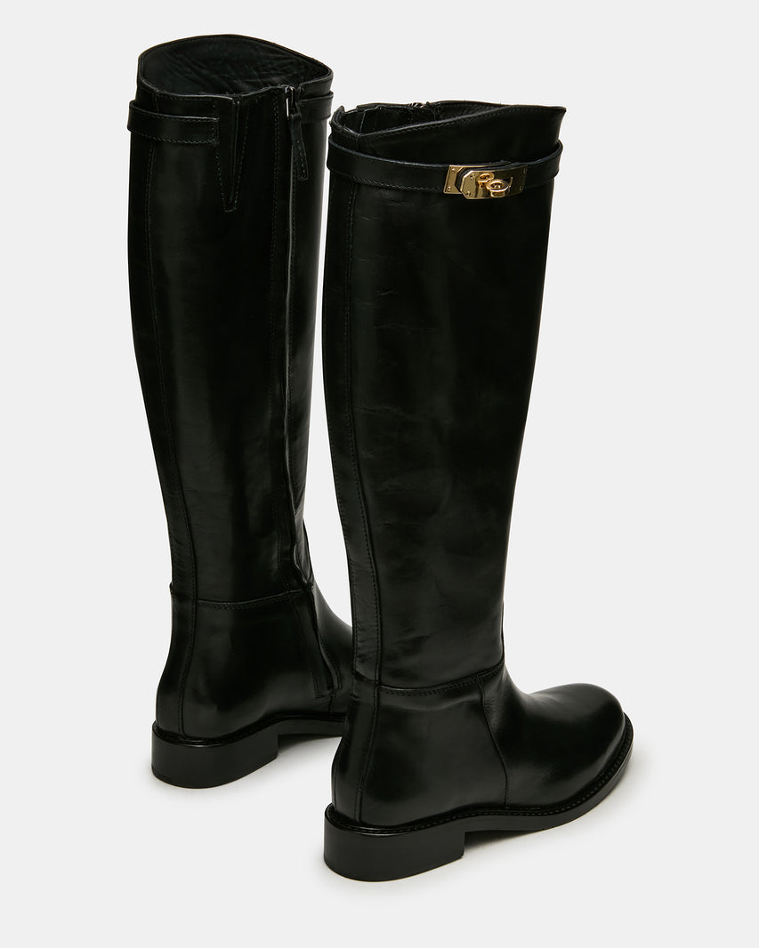 BEXLEY BLACK LEATHER - Women's Shoes - Steve Madden Canada - view 5
