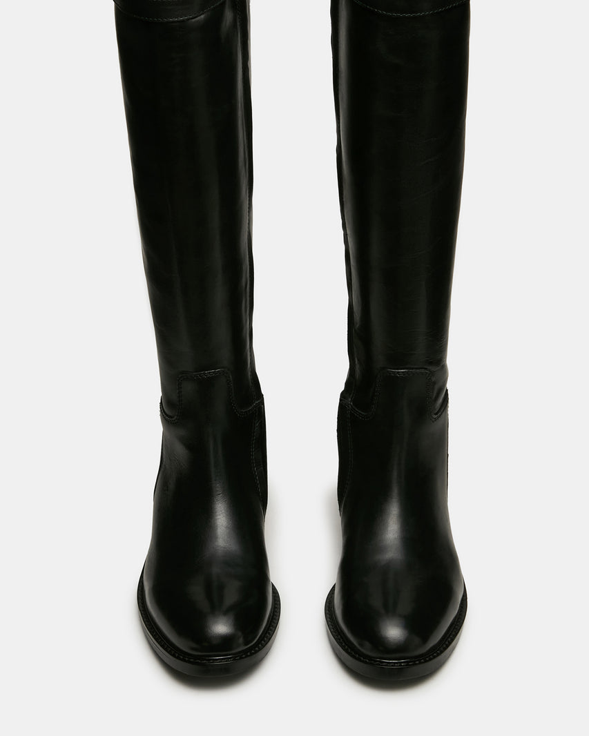 BEXLEY BLACK LEATHER - Women's Shoes - Steve Madden Canada - view 4
