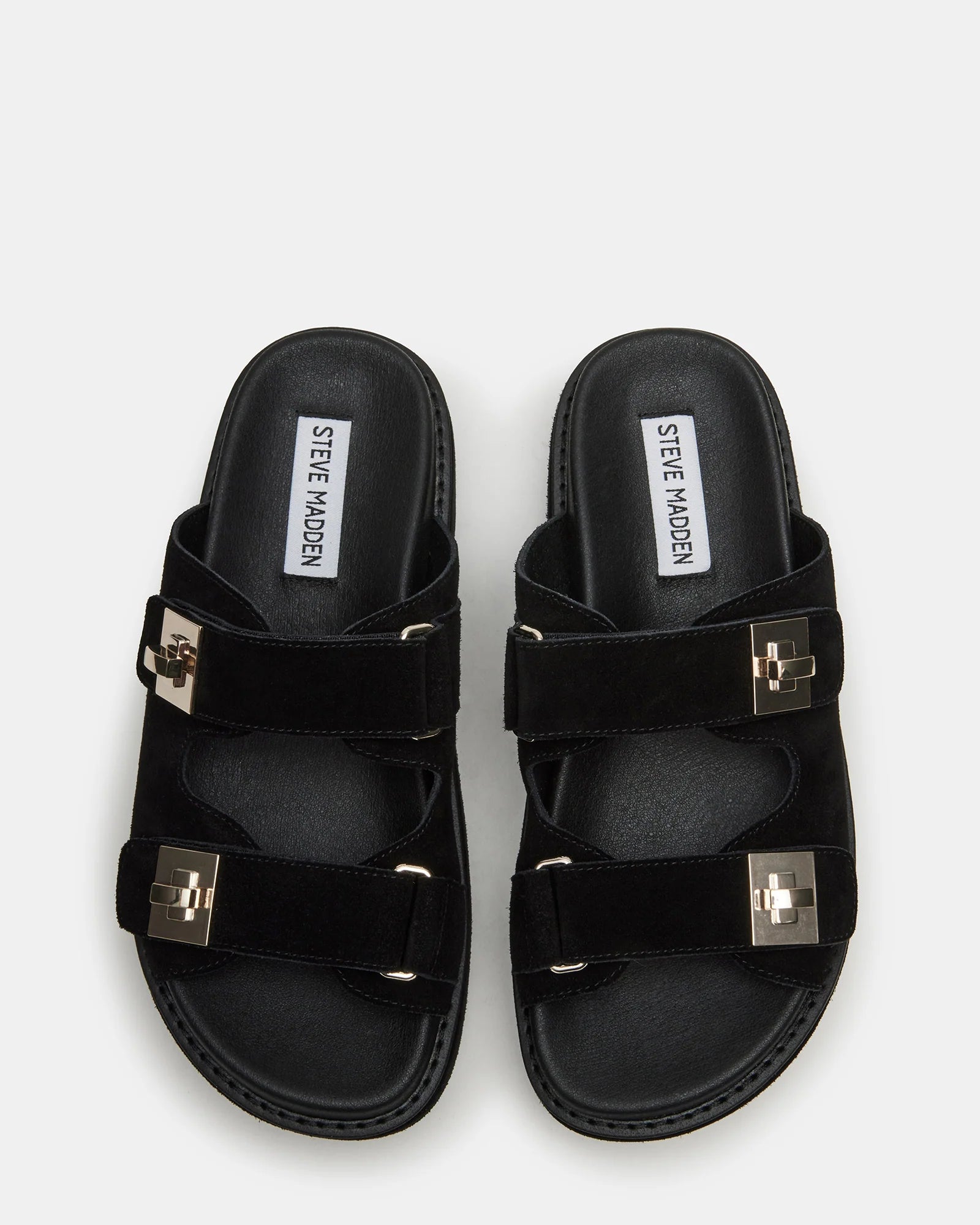BIGSCHMONA Black Suede Platform Sandals | Women's Designer Sandals BIGSCHMONA Black Suede Platform Sandals | Women's Designer Sandals