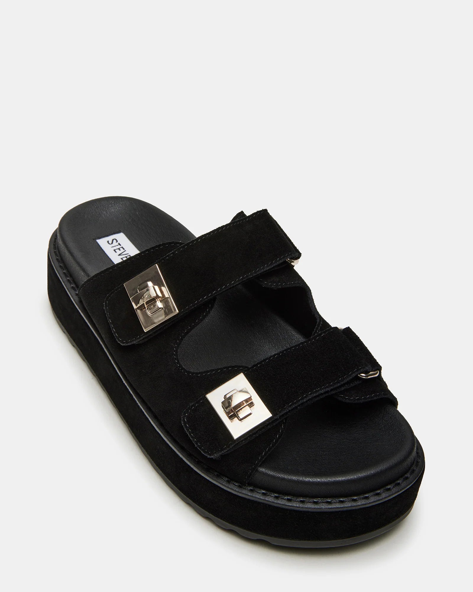 BIGSCHMONA Black Suede Platform Sandals | Women's Designer Sandals BIGSCHMONA Black Suede Platform Sandals | Women's Designer Sandals