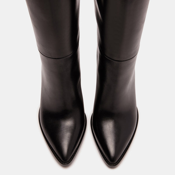 BIXBY BLACK LEATHER - Women's Shoes - Steve Madden Canada