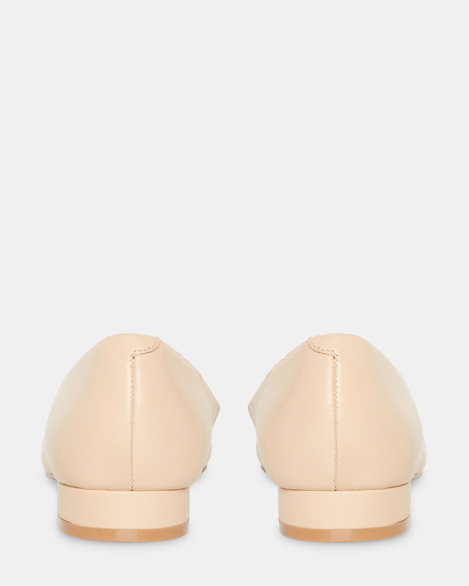 BLAIR Tan Leather Ballet Loafer Flats Women's Designer Flats Steve