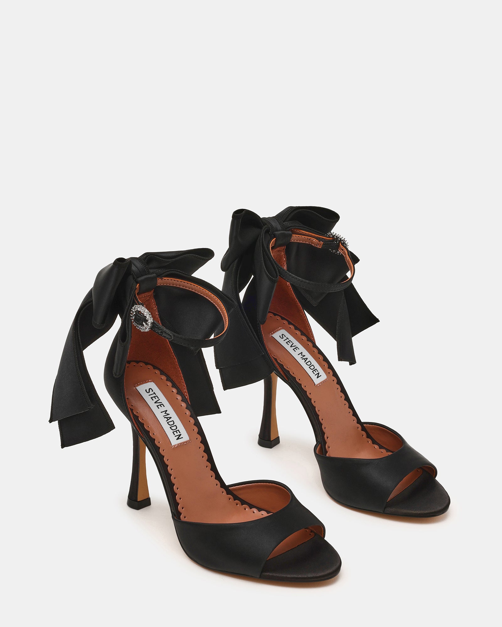 BOUGIE BLACK SATIN - Women's Shoes - Steve Madden Canada - view 2