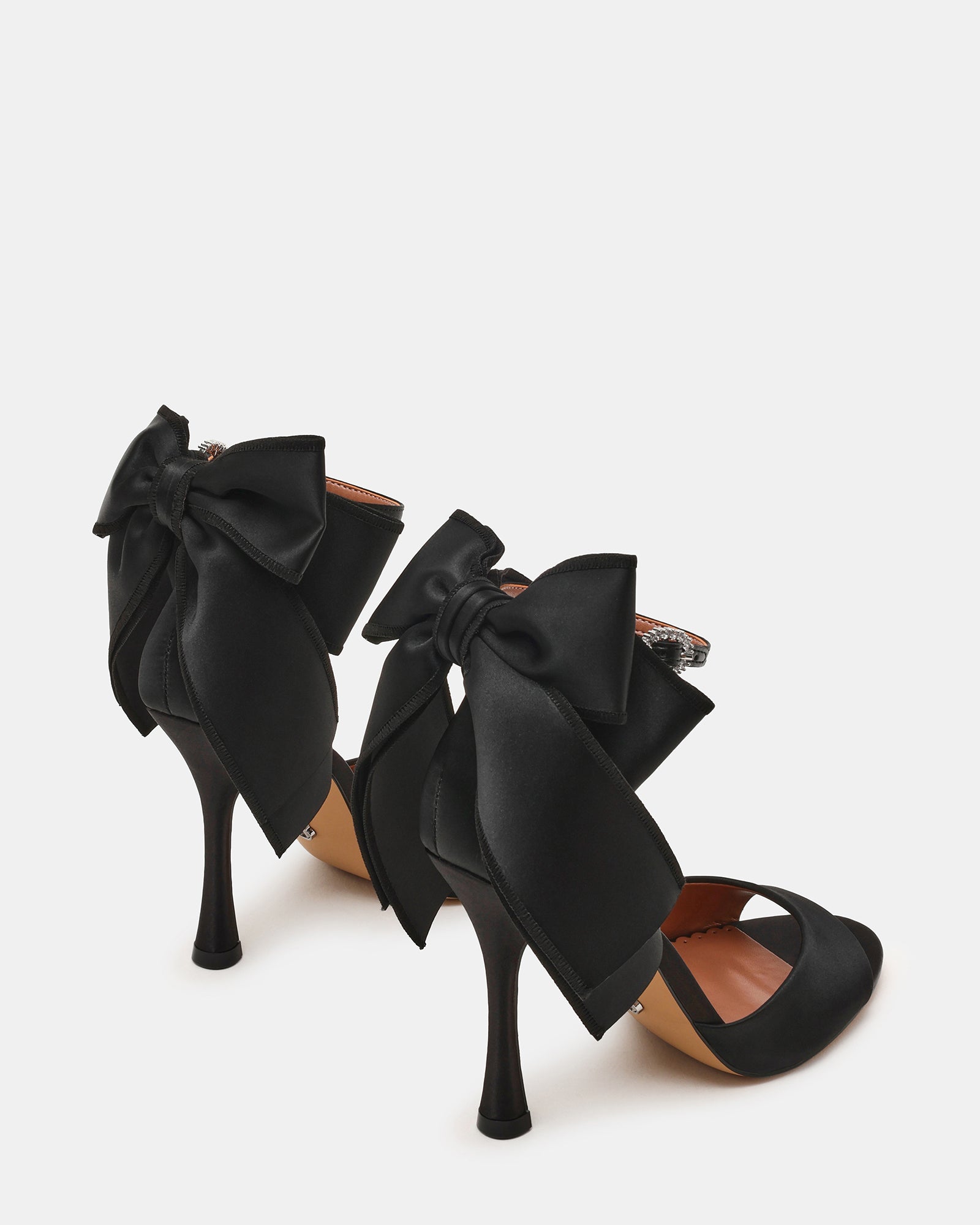 BOUGIE BLACK SATIN - Women's Shoes - Steve Madden Canada - view 5