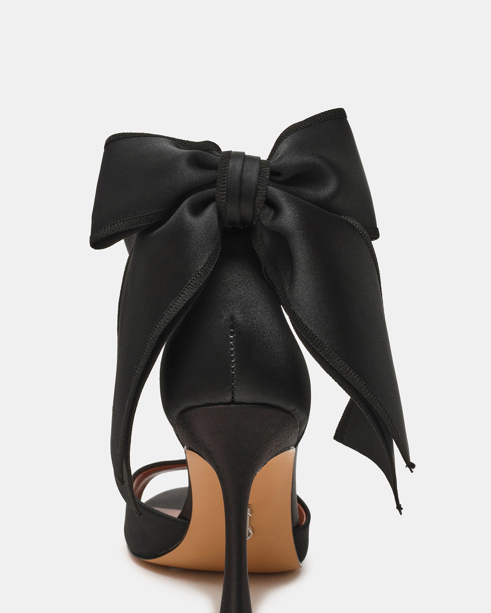 BOUGIE BLACK SATIN - Women's Shoes - Steve Madden Canada - view 3