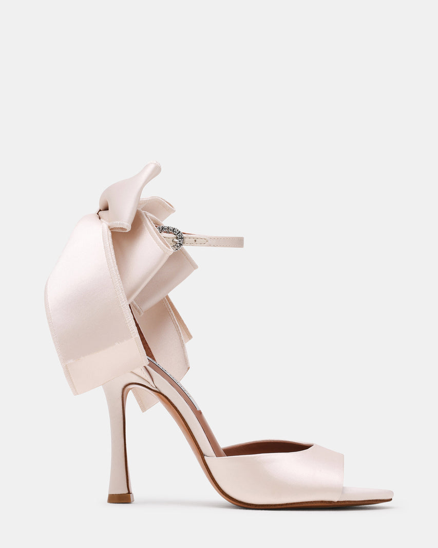 BOUGIE WHITE SATIN - Women's Shoes - Steve Madden Canada
