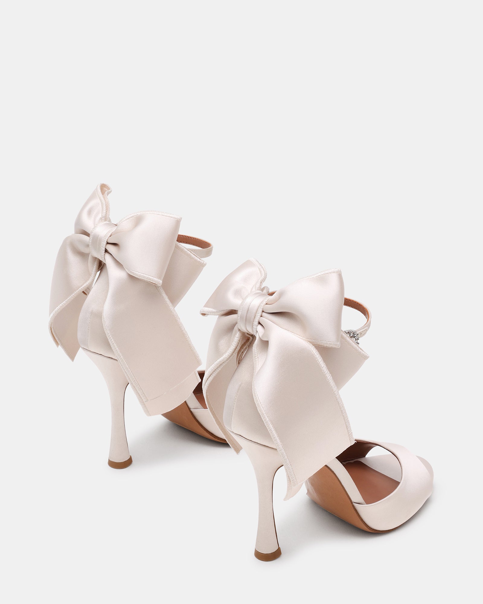 BOUGIE WHITE SATIN - Women's Shoes - Steve Madden Canada - view 5
