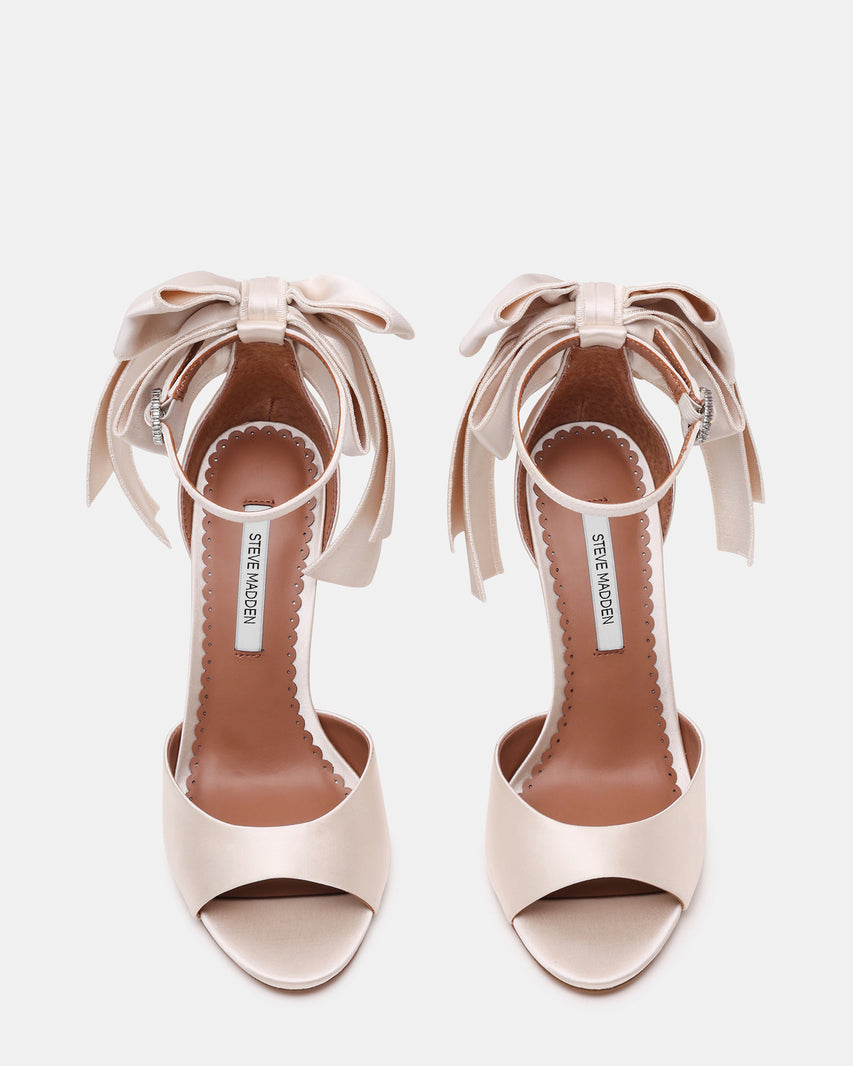 BOUGIE WHITE SATIN - Women's Shoes - Steve Madden Canada - view 4