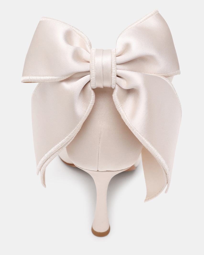 BOUGIE WHITE SATIN - Women's Shoes - Steve Madden Canada - view 3