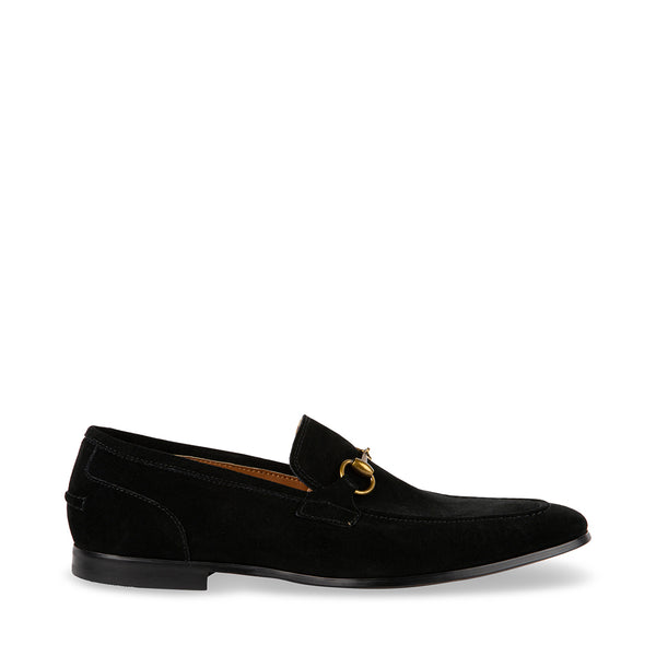 BRAAVE Black Suede Loafers | Men's Designer Shoes – Steve Madden Canada