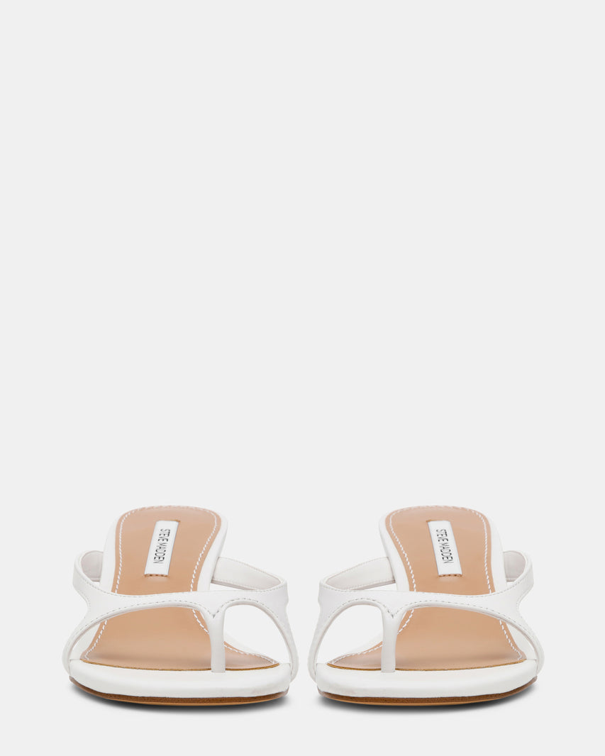 BRIENNA WHITE LEATHER - Women's Shoes - Steve Madden Canada - view 3