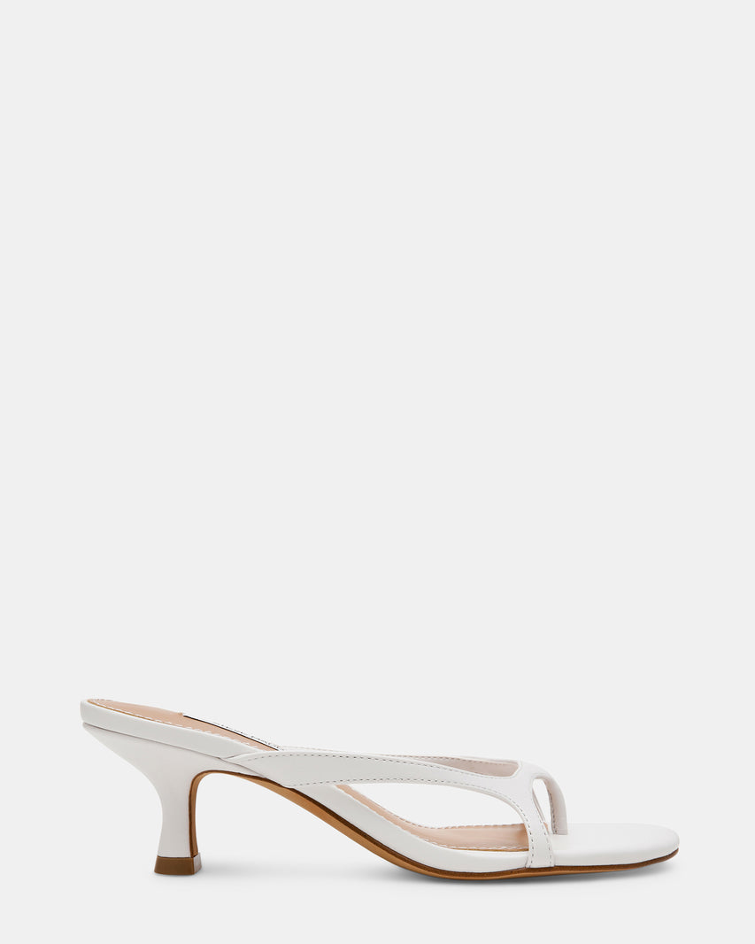BRIENNA WHITE LEATHER - Women's Shoes - Steve Madden Canada