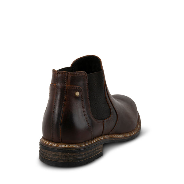 BRITHE BROWN LEATHER - Men's Shoes - Steve Madden Canada