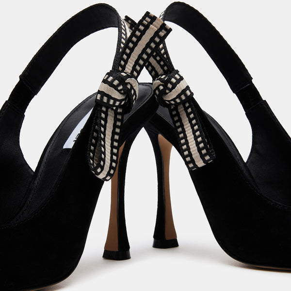 BRI BLACK SUEDE - Women's Shoes - Steve Madden Canada