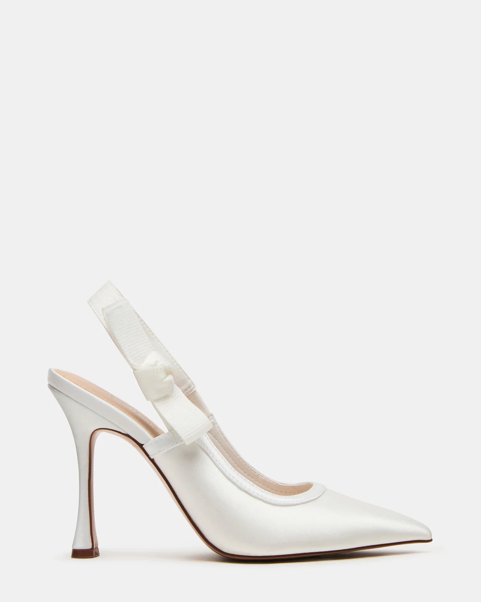 BRI WHITE SATIN - Women's Shoes - Steve Madden Canada