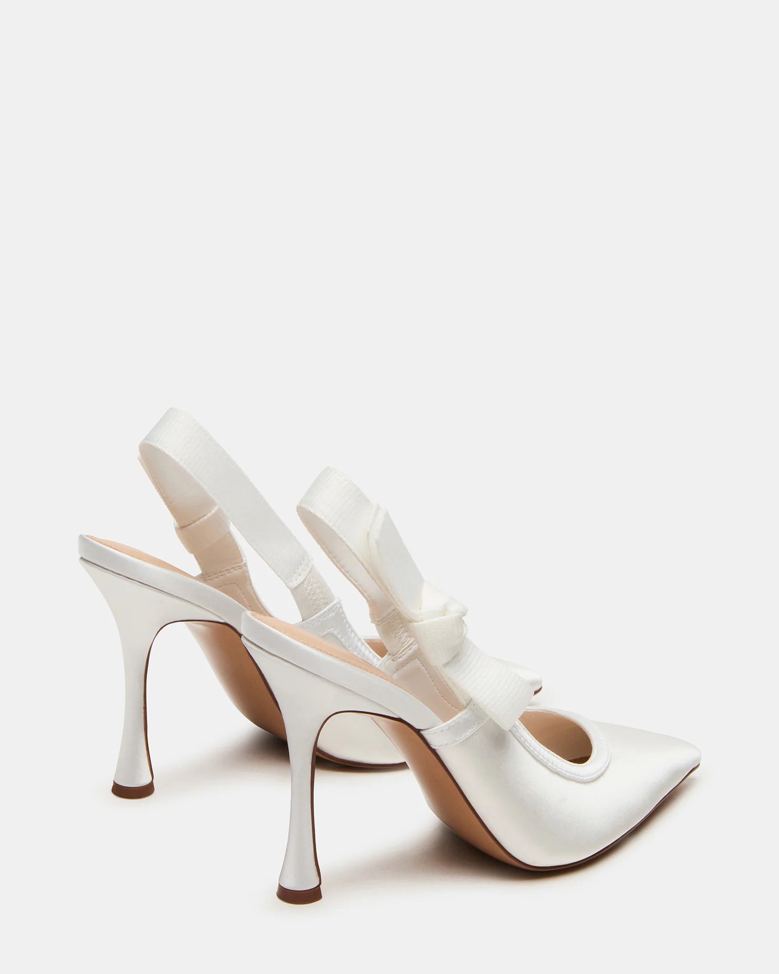 BRI WHITE SATIN - Women's Shoes - Steve Madden Canada - view 6