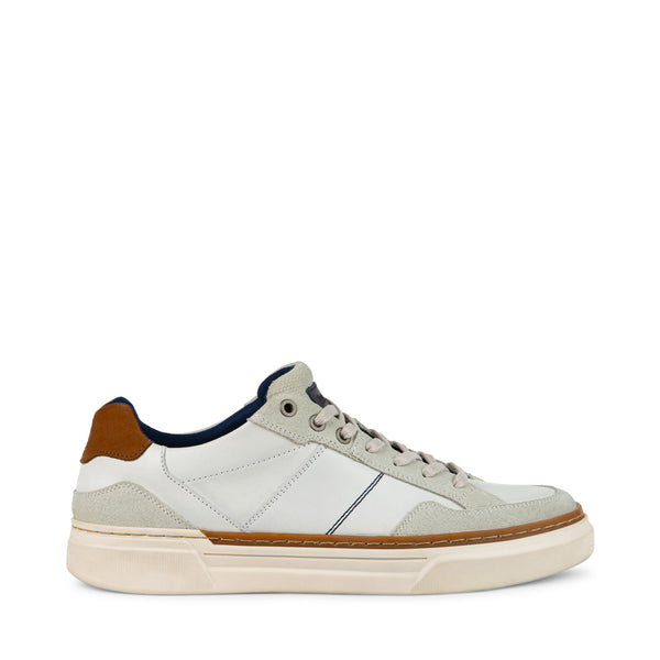 BRYGGS WHITE LEATHER - Men's Shoes - Steve Madden Canada