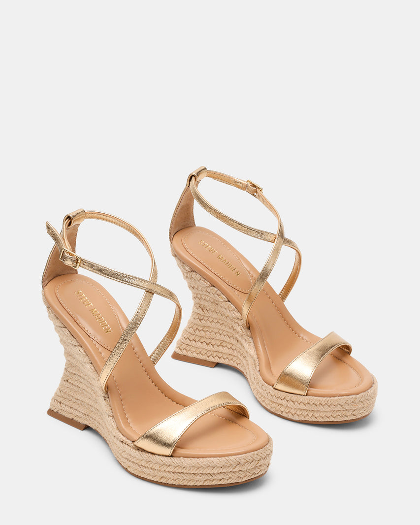 CALIANA GOLD LEATHER - Women's Shoes - Steve Madden Canada - view 2