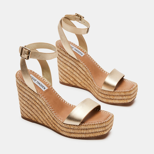 CASSIE GOLD LEATHER - Women's Shoes - Steve Madden Canada