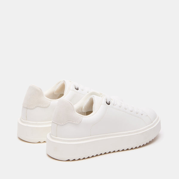CATCHER WHITE SUEDE - Women's Shoes - Steve Madden Canada