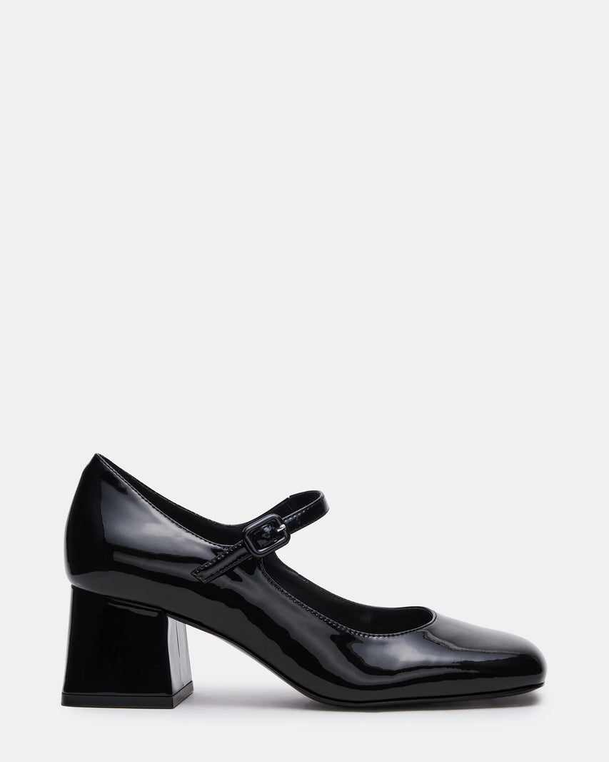 DARCEY BLACK PATENT - Women's Shoes - Steve Madden Canada