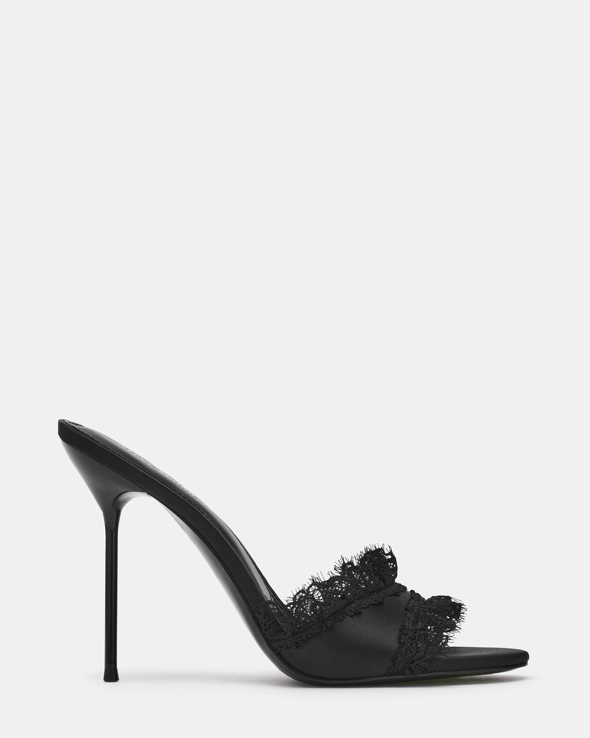 DAVINA-L BLACK SATIN - Women's Shoes - Steve Madden Canada