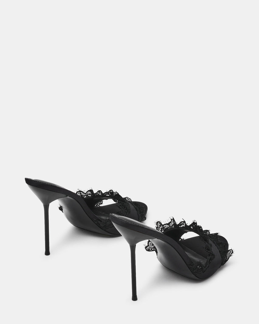 DAVINA-L BLACK SATIN - Women's Shoes - Steve Madden Canada - view 6