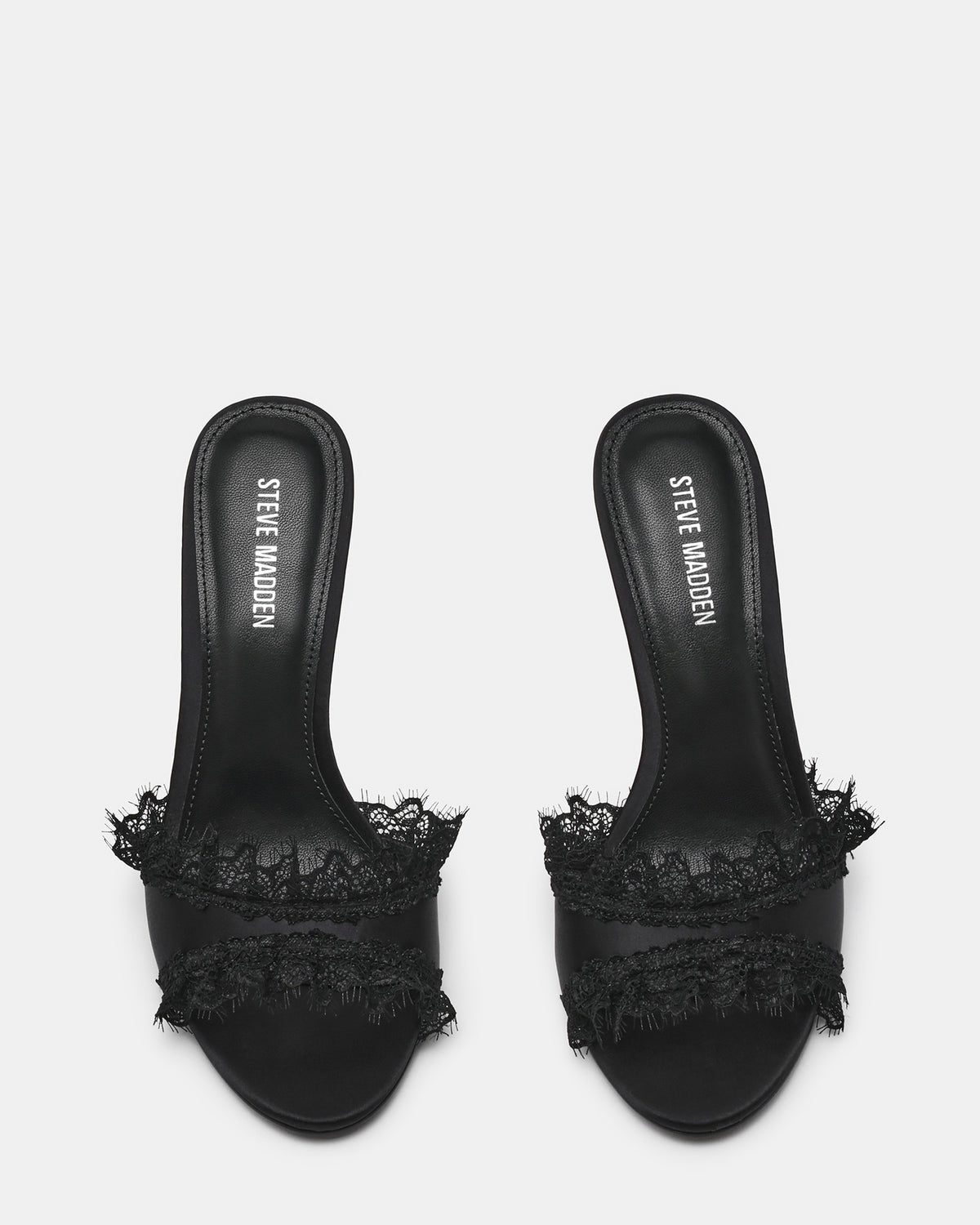 DAVINA-L BLACK SATIN - Women's Shoes - Steve Madden Canada - view 5