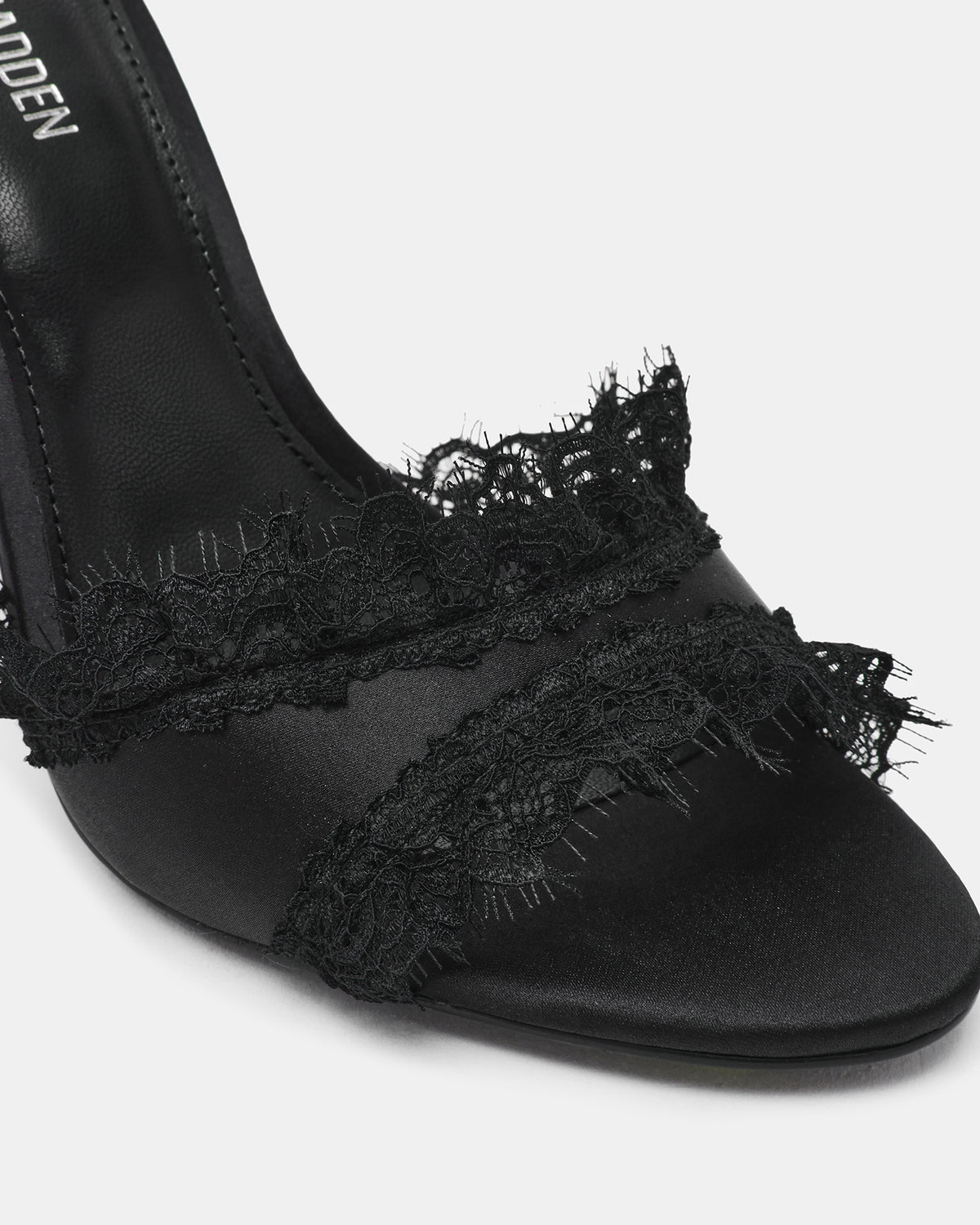 DAVINA-L BLACK SATIN - Women's Shoes - Steve Madden Canada - view 4