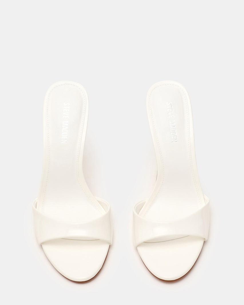 DAVINA WHITE PATENT - Women's Shoes - Steve Madden Canada - view 4