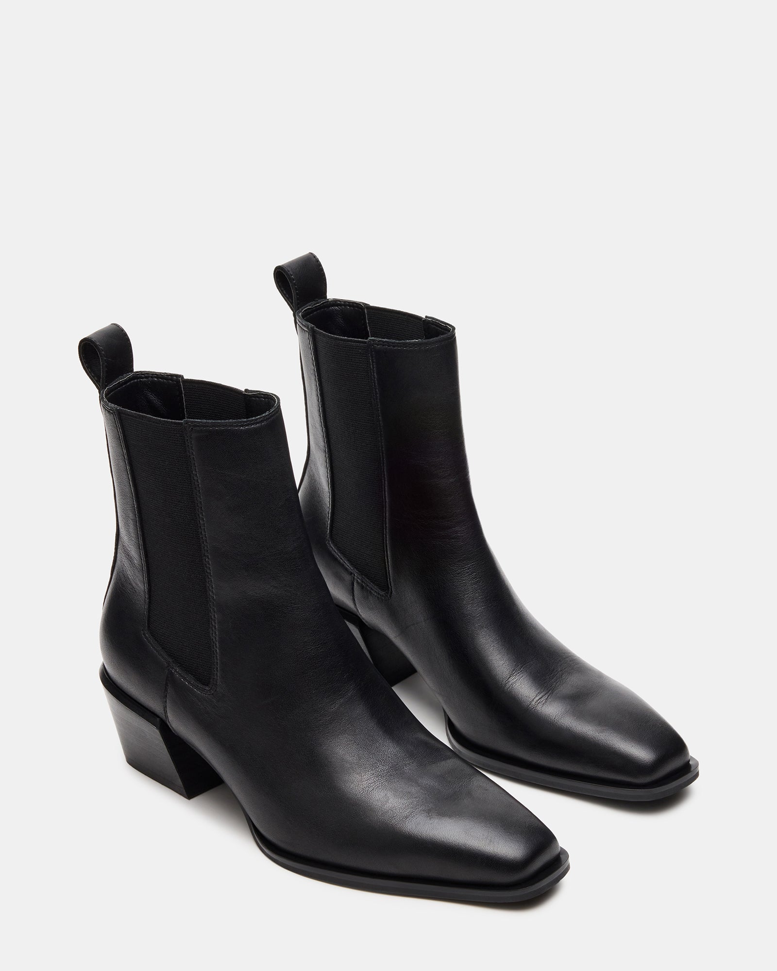 DAXEN BLACK LEATHER - Women's Shoes - Steve Madden Canada - view 2