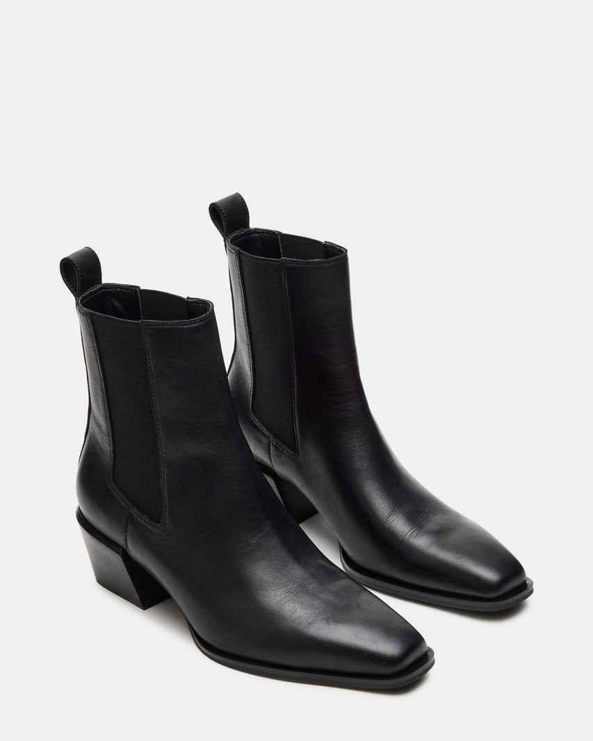 DAXEN BLACK LEATHER - Women's Shoes - Steve Madden Canada - view 2