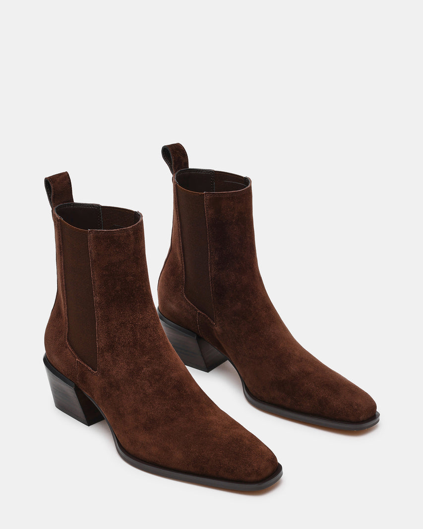 DAXEN BROWN SUEDE - Women's Shoes - Steve Madden Canada - view 3