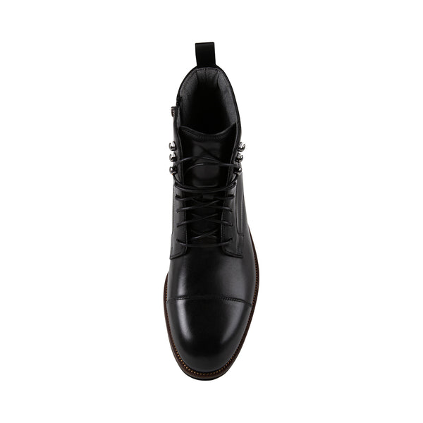 DAYLON BLACK LEATHER - Shoes - Steve Madden Canada