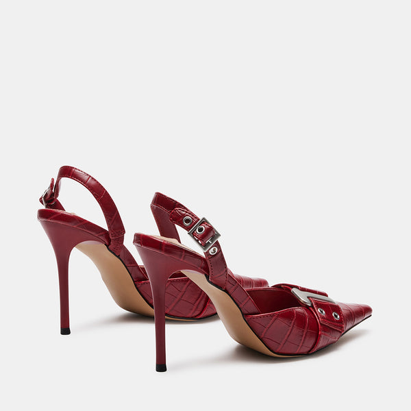 DILLON RED EXOTIC - Women's Shoes - Steve Madden Canada