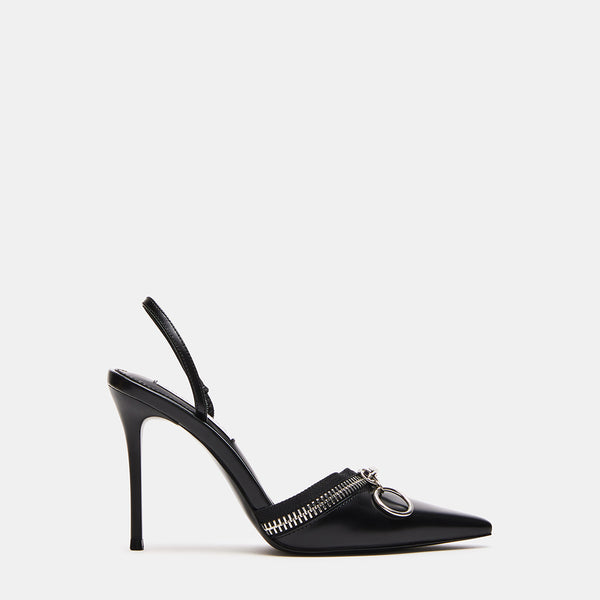 DIPPER BLACK LEATHER - Women's Shoes - Steve Madden Canada