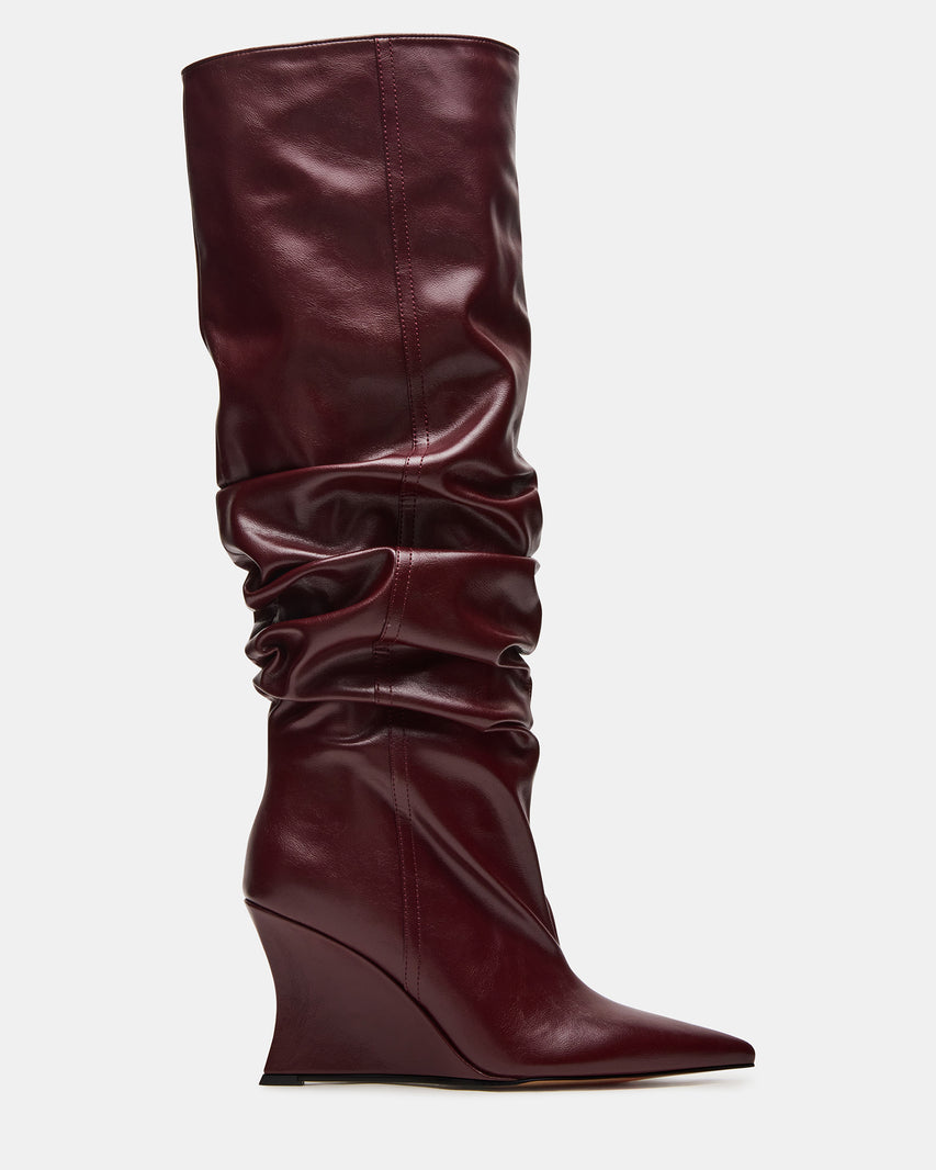 DISTORTION BURGUNDY - Women's Shoes - Steve Madden Canada