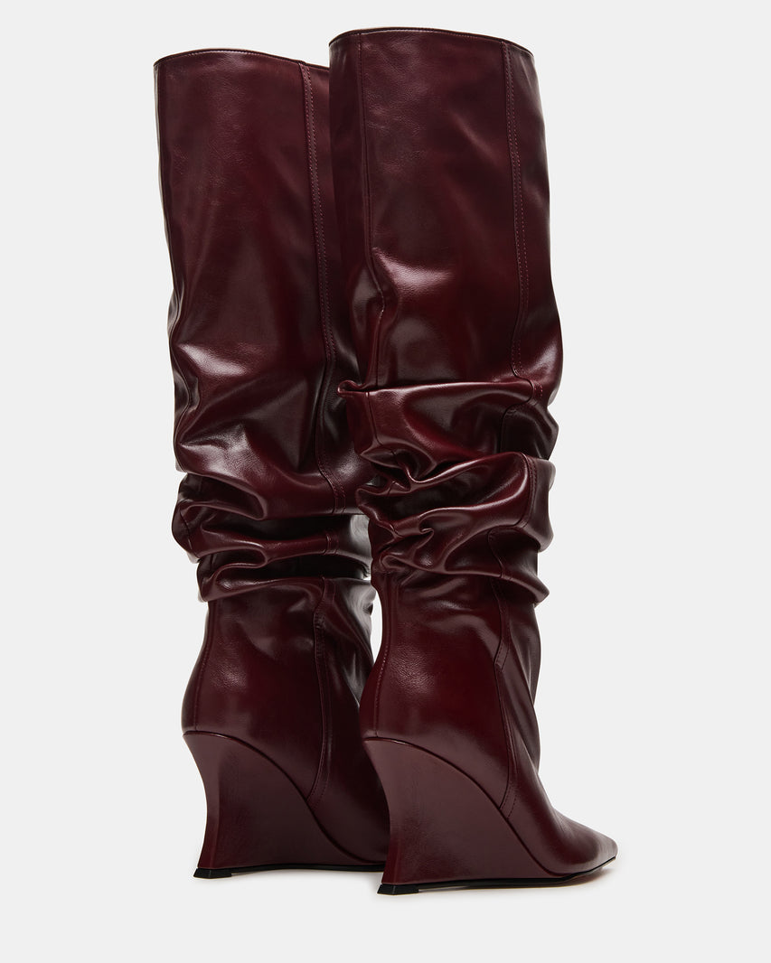 DISTORTION BURGUNDY - Women's Shoes - Steve Madden Canada