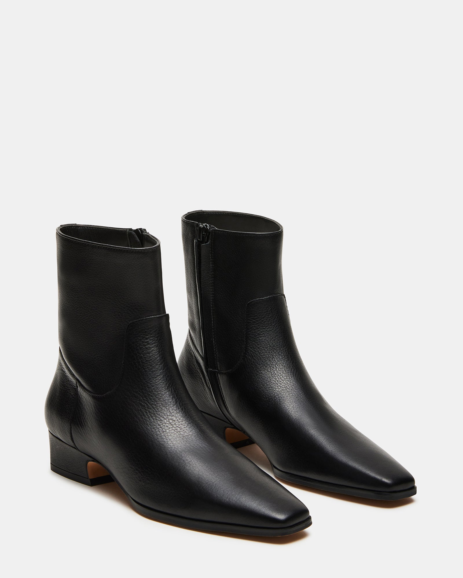 Leather Boots The Bay Steve Madden Boots DUSTY Black Leather