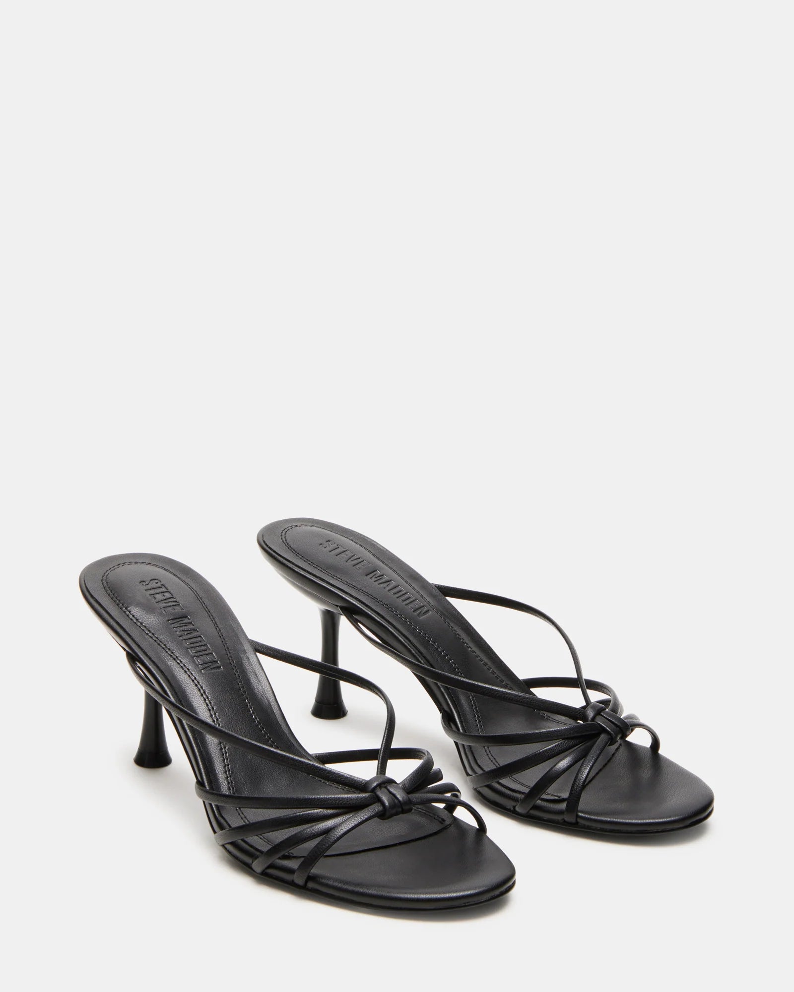 EDNA BLACK LEATHER - Women's Shoes - Steve Madden Canada - view 3