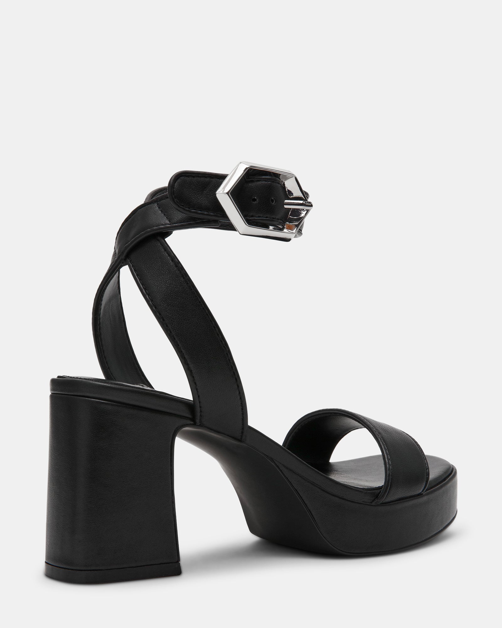 ELIDA BLACK LEATHER - Women's Shoes - Steve Madden Canada - view 6