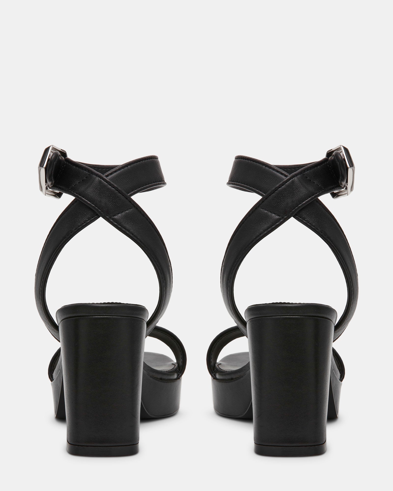 ELIDA BLACK LEATHER - Women's Shoes - Steve Madden Canada - view 5